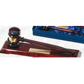 Men's Deluxe Rosewood Piano Finish Gavel Set w/ Presentation Case